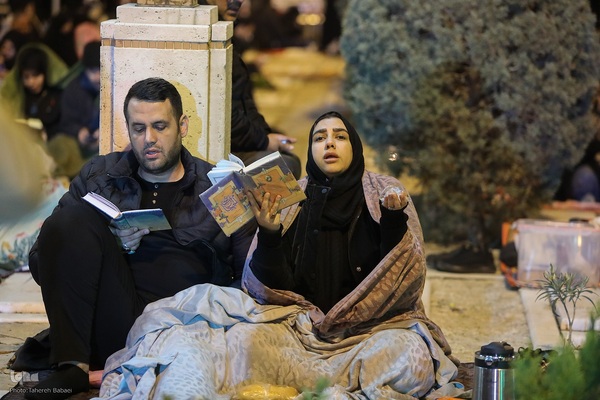 مراسم احیاء شب ۲۳ رمضان در گلزار شهدای بهشت‌زهرا (س)