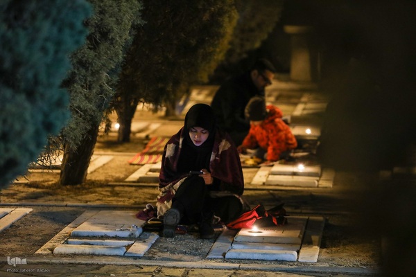 مراسم احیاء شب ۲۳ رمضان در گلزار شهدای بهشت‌زهرا (س)