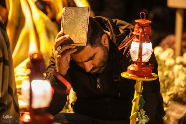 مراسم احیاء شب ۲۳ رمضان در گلزار شهدای بهشت‌زهرا (س)