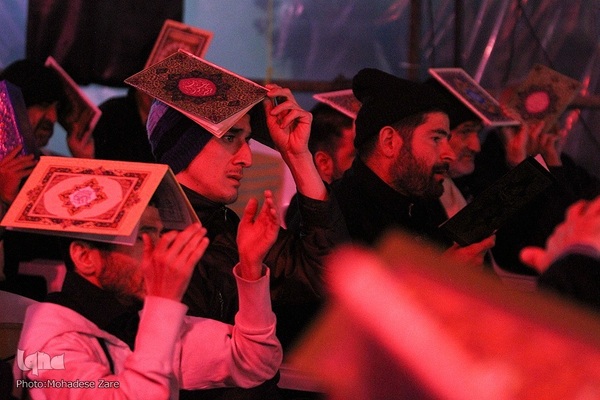 شب قدر در آسایشگاه معلولین شهید بهشتی مشهد