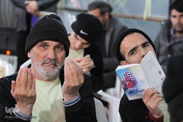 شب قدر در آسایشگاه معلولین شهید بهشتی مشهد