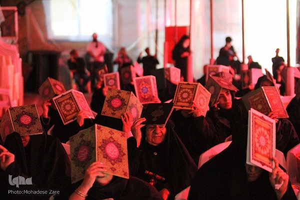 شب قدر در آسایشگاه معلولین شهید بهشتی مشهد