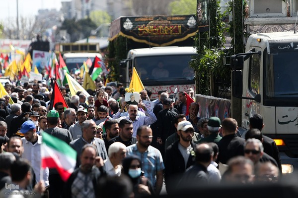 مراسم راهپیمایی روز جهانی قدس در تهران