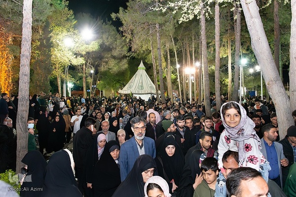 آیین وداع با پیکر سردار شهید محمدرضا زاهدی در گلستان شهدای اصفهان