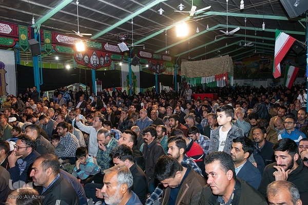 آیین وداع با پیکر سردار شهید محمدرضا زاهدی در گلستان شهدای اصفهان