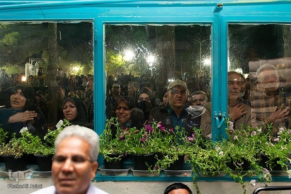 آیین وداع با پیکر سردار شهید محمدرضا زاهدی در گلستان شهدای اصفهان