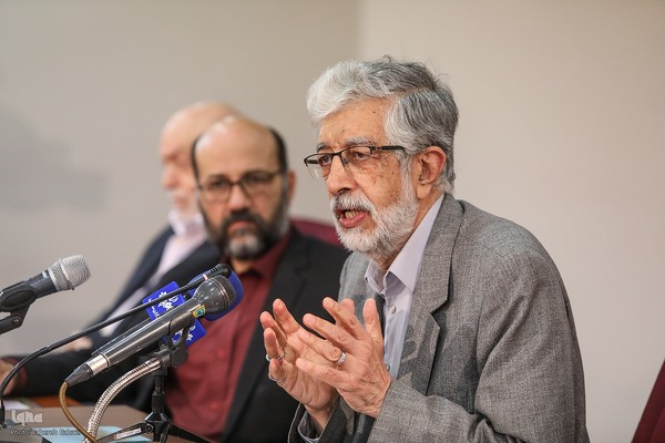  حضور غلامعلی حداد عادل در نشست صد کتاب ماندگار قرن