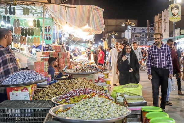 بازار شادگان در آستانه عید فطر