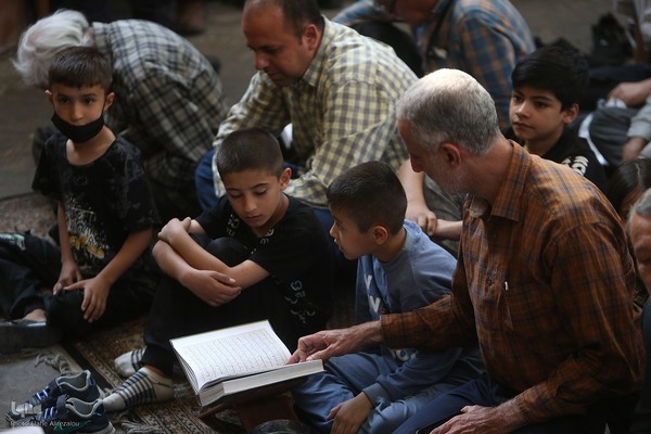 جزء خوانی قرآن کریم در خانه موزه شهید مدرس