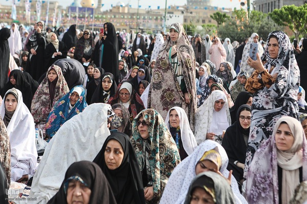 نماز عید سعید فطر در حرم حضرت عبدالعظیم(ع)