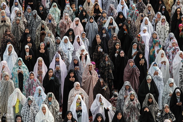 نماز عید سعید فطر در حرم حضرت عبدالعظیم(ع)