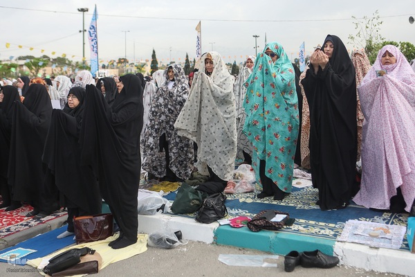 نماز عید سعید فطر در حرم حضرت عبدالعظیم(ع)