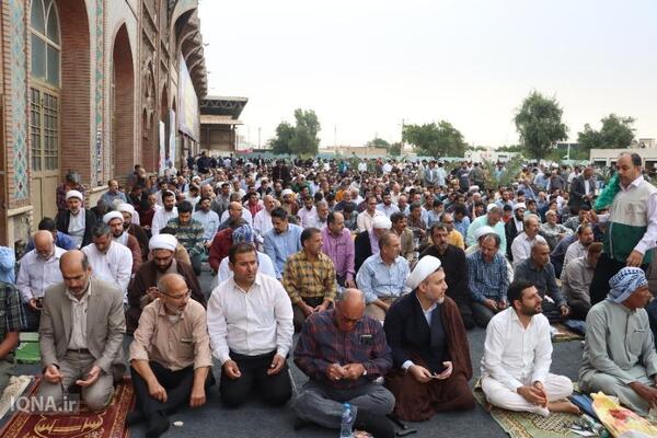 اقامه نماز عید فطر در اهواز