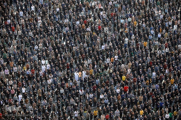  نماز عید سعید فطر در حرم مطهر رضوی