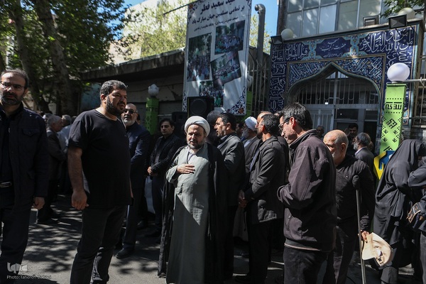 مراسم تشییع و تدفین پیکر مرحوم مغفور حاج ولی‌الله پوراحمدی