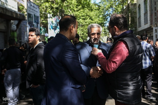 مراسم تشییع و تدفین پیکر مرحوم مغفور حاج ولی‌الله پوراحمدی