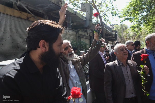 مراسم تشییع و تدفین پیکر مرحوم مغفور حاج ولی‌الله پوراحمدی