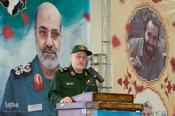 مراسم هفتمین روز شهادت سردار زاهدی در اصفهان