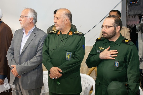 مراسم هفتمین روز شهادت سردار زاهدی در اصفهان