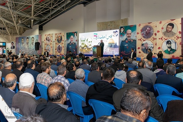 مراسم هفتمین روز شهادت سردار زاهدی در اصفهان