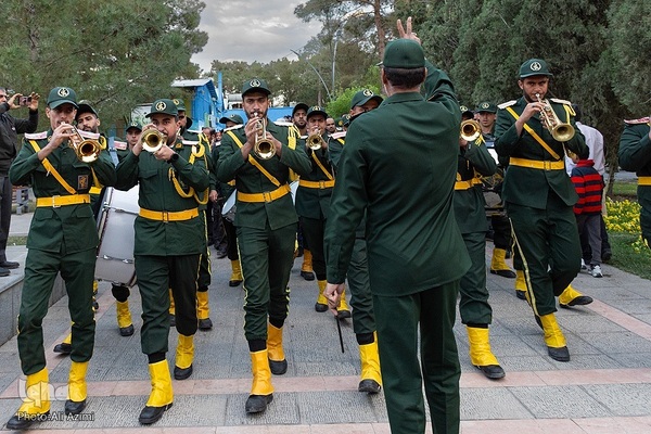 مراسم هفتمین روز شهادت سردار زاهدی در اصفهان