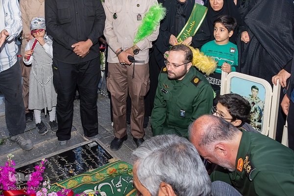 مراسم هفتمین روز شهادت سردار زاهدی در اصفهان