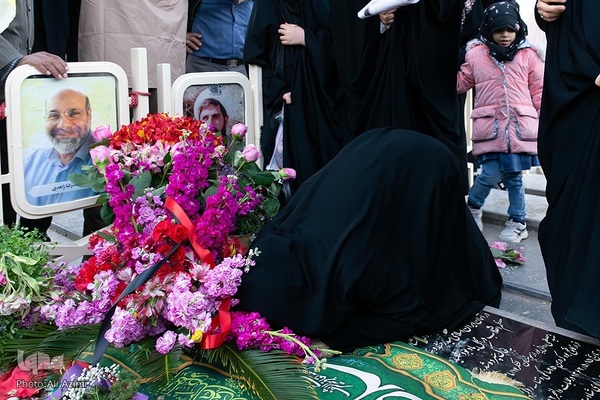 مراسم هفتمین روز شهادت سردار زاهدی در اصفهان