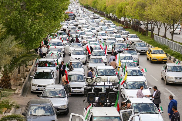 حمایت مردم فارس از حمله موشکی و پهپادی به رژیم صهیونیستی
