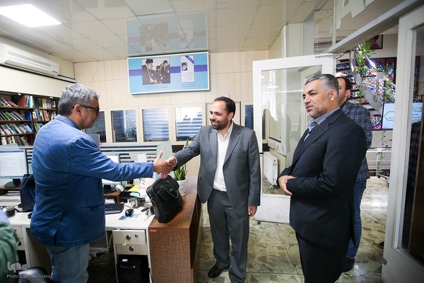 بازدید دکتر سید احمد علوی از خبرگزاری ایکنا