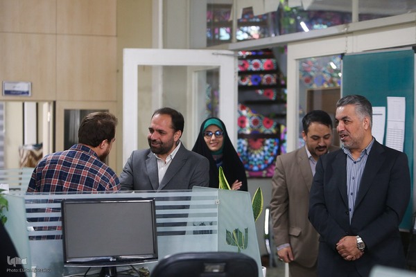 بازدید دکتر سید احمد علوی از خبرگزاری ایکنا