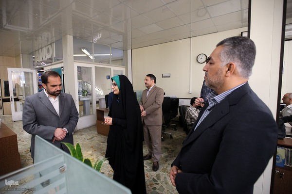 بازدید دکتر سید احمد علوی از خبرگزاری ایکنا