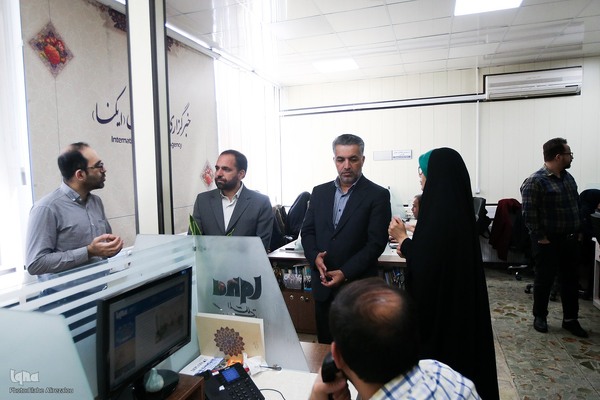 بازدید دکتر سید احمد علوی از خبرگزاری ایکنا