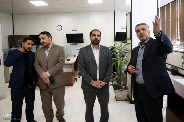 بازدید دکتر سید احمد علوی از خبرگزاری ایکنا