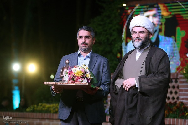 حامد جعفری در اختتامیه دهمین دوره هفته هنر انقلاب اسلامی