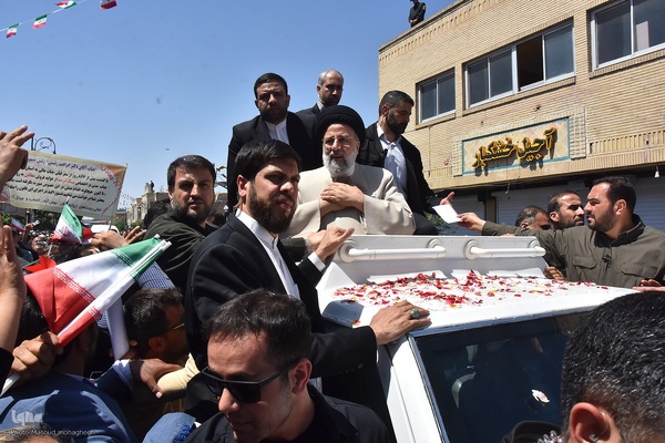 استقبال پرشور مردم سمنان از رئیس جمهور