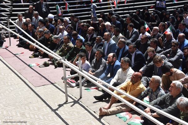 استقبال پرشور مردم سمنان از رئیس جمهور