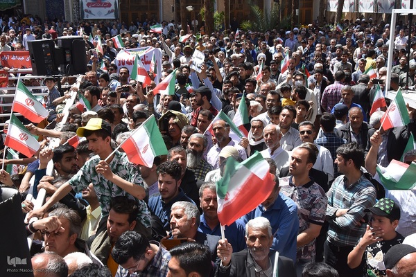 استقبال پرشور مردم سمنان از رئیس جمهور