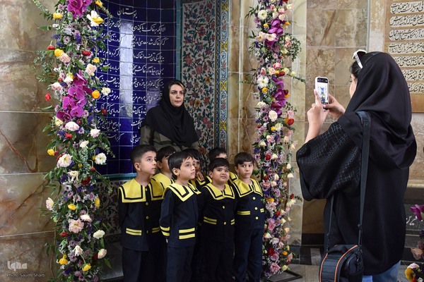 مراسم گلباران آرامگاه سعدی