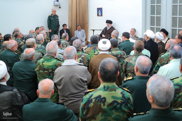 دیدار جمعی از فرماندهان نیروهای مسلح