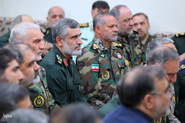 دیدار جمعی از فرماندهان نیروهای مسلح