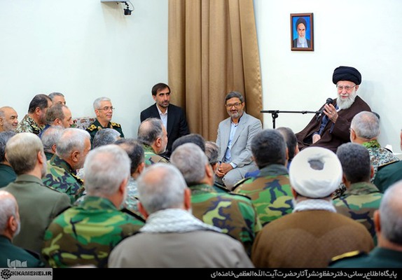 دیدار جمعی از فرماندهان نیروهای مسلح