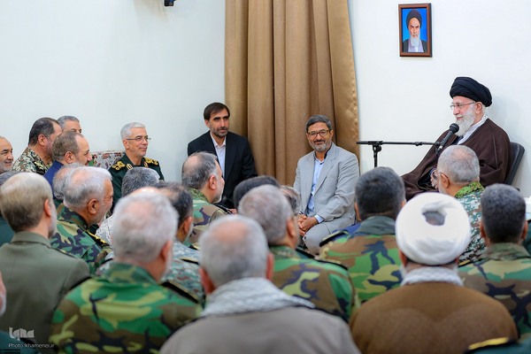دیدار جمعی از فرماندهان نیروهای مسلح