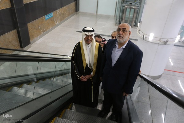 سید عباس حسینی، معاون وزیر فرهنگ و رئیس سازمان حج و وزیارت و عبدالله بن سعود العنزی، سفیر عربستان در ایران