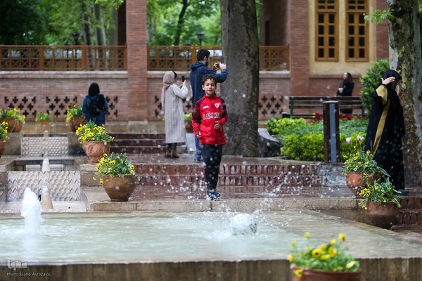 لاله زار بهاری در هیاهوی تهران