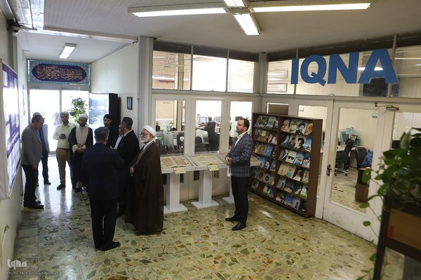 بازدید حجت الاسلام حمید ملکی قائم مقام مدیر حوزه های علمیه سراسر کشور از خبرگزاری ایکنا