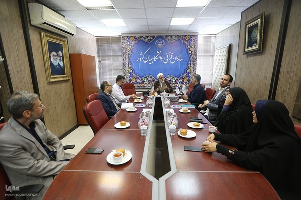 بازدید حجت الاسلام حمید ملکی قائم مقام مدیر حوزه های علمیه سراسر کشور از خبرگزاری ایکنا