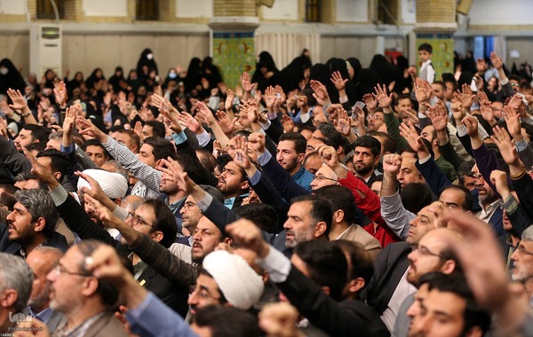 دیدار معلمان با رهبر انقلاب