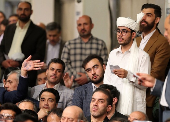 دیدار معلمان با رهبر انقلاب