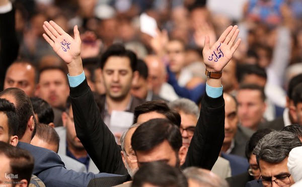 دیدار معلمان با رهبر انقلاب