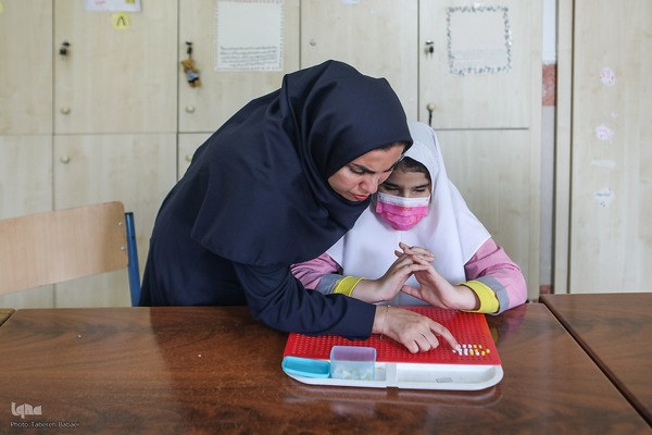 روز معلم در مدرسه نابینایان نرجس